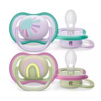 Philips Avent Ultra Air, 0-6 mėn., Geltona/Žalia/Rožinė (Yellow/Green/Pink), 2 vnt.