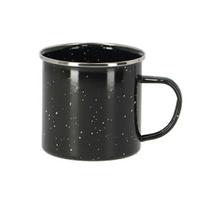 Esschert Design Emaliuotas Puodelis 0.49 l Juodas (Black)