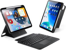 ipad deklas klaviatura - Dux Ducis DK Series Bluetooth Dėklas su Klaviatūra Apple iPad Pro 12.9 (2020/2021/2022) Juodas (Black) - 1 nuotrauka