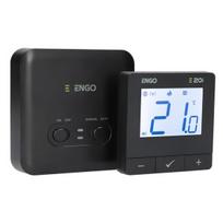 belaidis termostatas - Engo E20i belaidis Wi-Fi termostatas 16A, Juodas (Black) - 2 nuotrauka