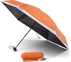 Copenhagen Design Skėtis Pantone Travel su dėklu oranžinės spalvos