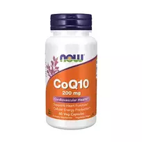 coq10 -  NOW CoQ10 200mg 60 Veg. Kapsulių - 2 nuotrauka