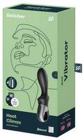 Satisfyer Heat Climax - šildantis analinis vibratorius Juodas (Black)