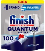 Indaplovių kapsulės Finish Quantum All in 1, 100 vnt.