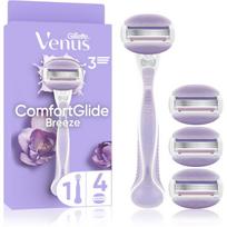Gillette Venus ComfortGlide Breeze Skustuvas + Keičiamos Galvutės, 4 vnt.