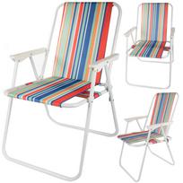 Verk Group Sulankstoma sodo turistinė kėdė, Įvairiaspalvis (Multicolor)