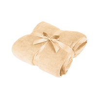 antklode 200x220 senukai - Teesa Fleece Blanket 200x220 cm - Kreminė (Cream) - 1 nuotrauka