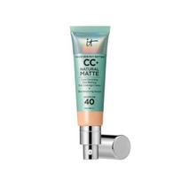 it cosmetics cc light - IT Cosmetics CC+ Natural Matte Kremas SPF 40 Light Medium, 32 ml - 1 nuotrauka