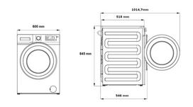 senukai skalbimo masinos - Beko BM3WFSU49415WB - 7 nuotrauka