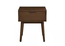 tamsiai rudi naktiniai staliukai - Naktinis staliukas Cassina, riešutas (Walnut), 45 x 40 x 53 cm - 2 nuotrauka