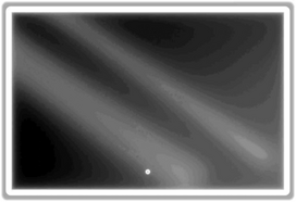 Mexen Navia LED veidrodis, su apšvietimu, kabinamas, 120 cm x 80 cm, baltas (White)