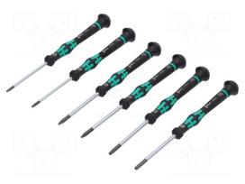 atsuktuvu rinkinys wera - Wera 2067/6 Torx atsuktuvų rinkinys, 6 vnt. - 1 nuotrauka