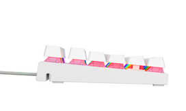 silent keyboard - Genesis Thor 303 TKL, mechaninė klaviatūra žaidimams, laidinė, US, balta, Outemu Peach Silent (NKG-2063) - 4 nuotrauka