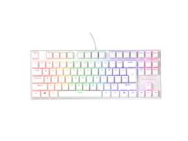 silent keyboard - Genesis Thor 303 TKL, mechaninė klaviatūra žaidimams, laidinė, US, balta, Outemu Peach Silent (NKG-2063) - 8 nuotrauka