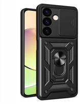 Hurtel "Hybrid Armor Camshield" dėklas Xiaomi POCO C65 / Redmi 13C Juodas (Black)