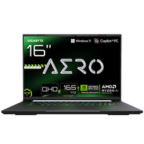 Gigabyte AERO X16 1VH-93EEC64AH, AMD Ryzen 7 350, 32 GB, 1 TB, 16", NVIDIA GeForce RTX 5060, Juodas (Black)