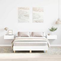 vidaXL Lovos rėmas be čiužinio, baltas (White), 120x200 cm, inžinierinė mediena
