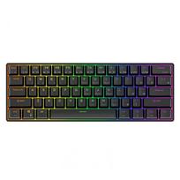 Royal Kludge RK61 TKL, RGB, Brown Switches, Juodas (Black)