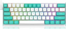 Redragon K683WB RGB FIDD (Balta/Žalia)