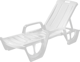 gultai senukai - Keter AlliBert plastikinis gultas Florida, baltas (White) - 2 nuotrauka