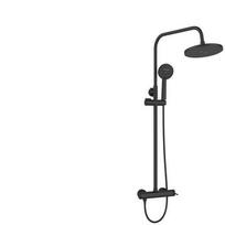 Dušo sistema su maišytuvu Invena Kawala AU-75-004-V, juoda (Black)