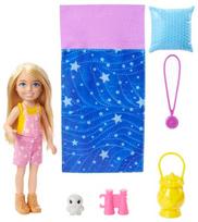 Lėlė Mattel Barbie Camping Chelsea HDF77, 15 cm