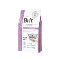 hypoallergenic sausas maistas katems - Brit GF Veterinary Diets Cat Ultra-Hypoallergenic 2 kg - 1 nuotrauka