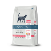 Quattro Sterilised su paukštiena sausas maistas katėms 1,5 kg