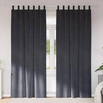 vidaXL Užuolaidos Blackout, šviesiai pilka (Light Grey), 2 vnt.
