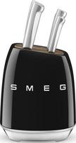 Smeg 50's Style peilių rinkinys su stovu, 6 vnt., juodas (Black)