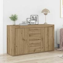 vidaXL Komoda K120, ąžuolo spalvos (Oak)