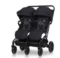 vezimeliai dvynukams - Sportinis vežimėlis Euro-Cart Echo, Juodas (Black) - 1 nuotrauka