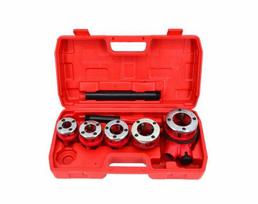 Vamzdžių sriegių pjovimo rinkinys 3/8"-1-1/4" 5 vnt. AWTOOLS AW20612
