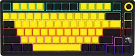 wireless mechanical keyboard - LORGAR KBP7075W, Wireless 75% Mechanical Gaming Keyboard Pro, Juodas/Raudonas (Black/Red) - 1 nuotrauka