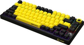 wireless mechanical keyboard - LORGAR KBP7075W, Wireless 75% Mechanical Gaming Keyboard Pro, Juodas/Raudonas (Black/Red) - 2 nuotrauka