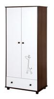 Spinta Klups Safari Giraffe, balta/riešuto (White/Walnut)
