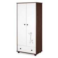 klups - Spinta Klups Safari Giraffe, balta/riešuto (White/Walnut) - 2 nuotrauka