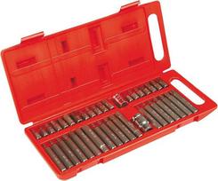 torx atsuktuvu rinkinys - Top Tools Spline, Torx, šešiakampiai atsuktuvo antgalių rinkinys 40 vnt. (TOP-39D377) - 2 nuotrauka