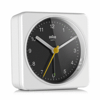 laikrodziai zadintuvai - Braun BC03WB Balta (White) - 1 nuotrauka