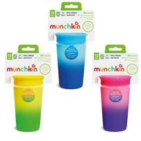 MUNCHKIN mokomasis puodelis Miracle 360, 266 ml, 12m+, Mėlyna (Blue)