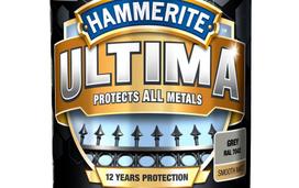 Emaliniai dažai Hammerite Ultima Matt, pilki (Grey), 0.7 l