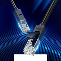 6 cat lan - Ugreen Ethernet RJ45 Flat Network Cable Cat.6 UTP 15m Black - 4 nuotrauka
