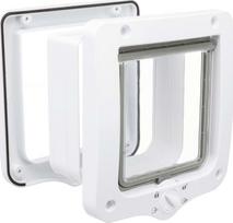 Trixie Atverčiamos Durelės Katėms su 2 Tuneliais 4 Krypčių Baltos (White)