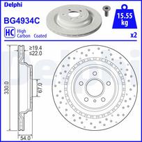 Stabdžių diskas DELPHI BG4934C