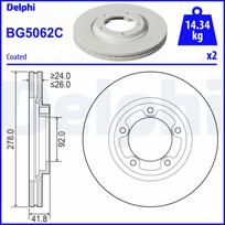 Stabdžių diskas DELPHI BG5062C