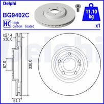 Stabdžių diskas DELPHI BG9402C