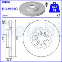Stabdžių diskas DELPHI BG3953C
