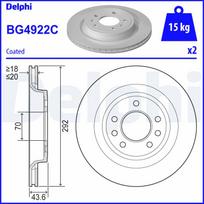 Stabdžių diskas DELPHI BG4922C