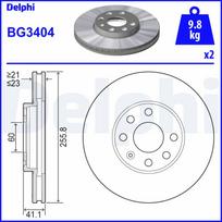 Stabdžių diskas DELPHI BG3404