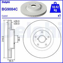 Stabdžių diskas DELPHI BG9084C